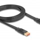 DELOCK καλώδιο DisplayPort 81006, flat, 8K/60Hz 32.4 Gbps HDR, 2m, μαύρο