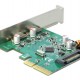 DELOCK κάρτα επέκτασης PCI Express x4 σε 2x USB-C 90397, 10 Gbps