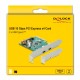 DELOCK κάρτα επέκτασης PCI Express x4 σε 2x USB-C 90397, 10 Gbps