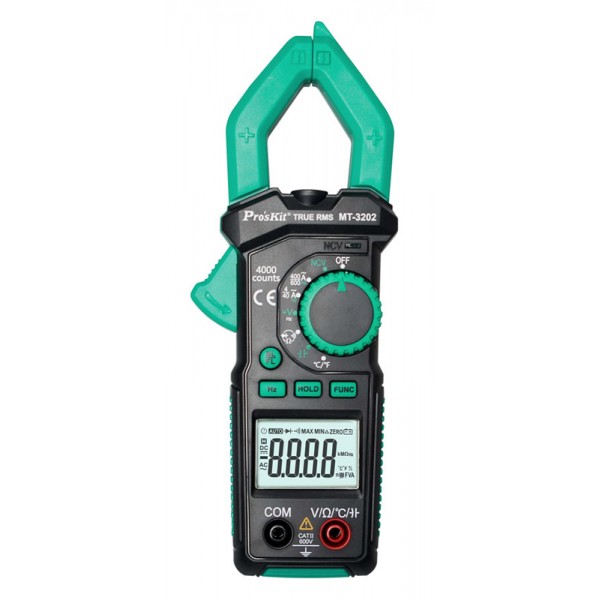 PROSKIT ψηφιακή αμπεροτσιμπίδα MT-3202, 600A AC, NCV, True RMS - PROSKIT