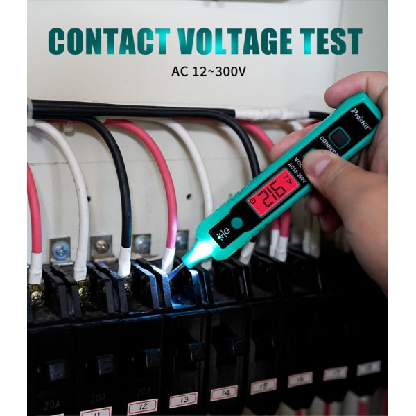 PROSKIT ανιχνευτής τάσης NT-320, 12V έως 300V, επαφής - PROSKIT
