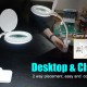 PROSKIT μεγεθυντικός φακός MA-1010U, κλιπ & βάση, LED, 3D 1.75x, λευκός