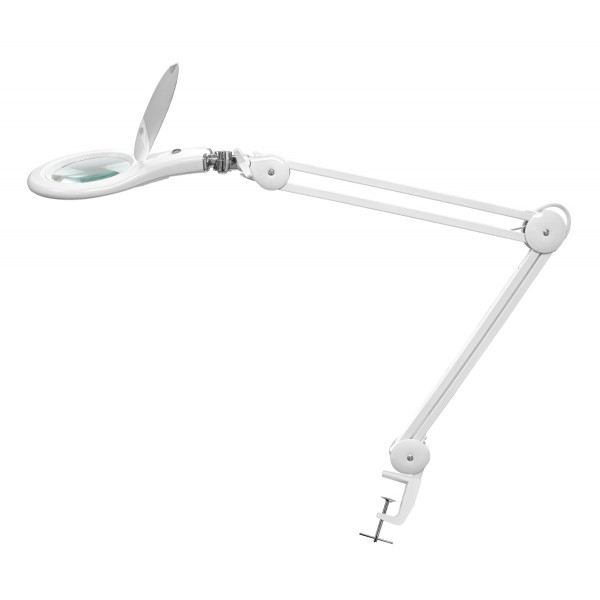 PROSKIT μεγεθυντικός φακός MA-1209LI με σφιγκτήρα, LED, 5D 2.25x, λευκός - PROSKIT