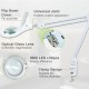 PROSKIT μεγεθυντικός φακός MA-1209LI με σφιγκτήρα, LED, 5D 2.25x, λευκός