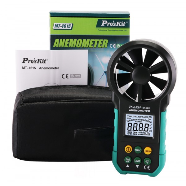 PROSKIT ψηφιακό ανεμόμετρο MT-4615, 0.8~40m/s - PROSKIT
