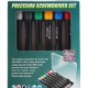 PROSKIT σετ κατσαβιδιών ακριβείας 8PK-2061 με θήκη, 6τμχ