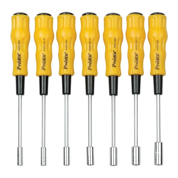 PROSKIT σετ κατσαβίδια καρυδάκια 1PK-9402, 7τμχ - PROSKIT