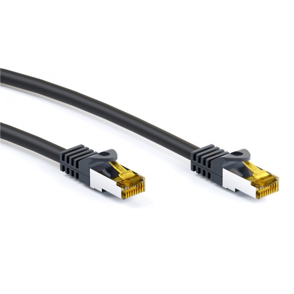 GOOBAY καλώδιο δικτύου 91608, CAT 7 S/FTP, 500MHz, CU, 2m, μαύρο - GOOBAY