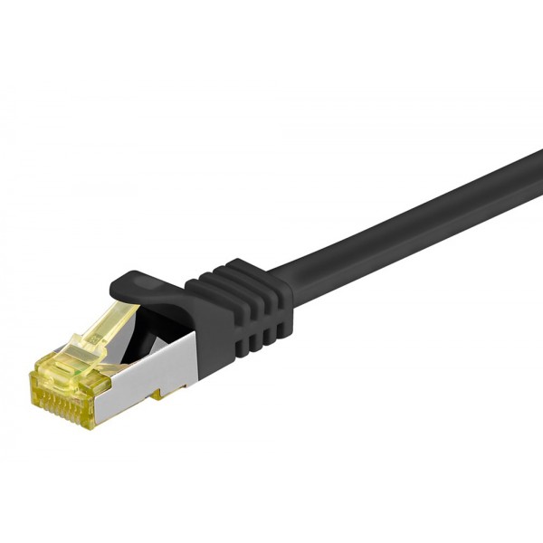 GOOBAY καλώδιο δικτύου 91608, CAT 7 S/FTP, 500MHz, CU, 2m, μαύρο - GOOBAY