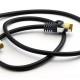 GOOBAY καλώδιο δικτύου 91590, CAT 7 S/FTP, 500MHz, CU, 1m, μαύρο