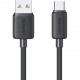USAMS καλώδιο USB-C σε USB US-SJ688, 3A, 480Mbps, 1m, μαύρο