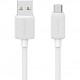 USAMS καλώδιο micro USB σε USB US-SJ690, 2A, 480Mbps, 1m, λευκό
