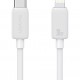 USAMS καλώδιο Lightning σε USB-C US-SJ692, 30W, 480Mbps, 1m, λευκό