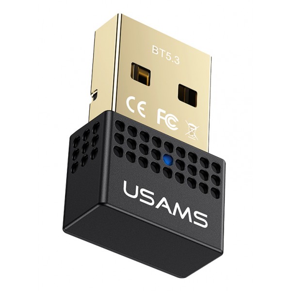 USAMS USB αντάπτορας Bluetooth 5.3 US-ZB285, μαύρος - Κάρτες Δικτύου - USB Dongles