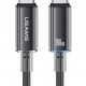USAMS καλώδιο USB-C σε USB-C US-SJ660, 100W, 480Mbps, 1.2m, μαύρο