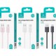 USAMS καλώδιο micro USB σε USB US-SJ690, 2A, 480Mbps, 1m, λευκό