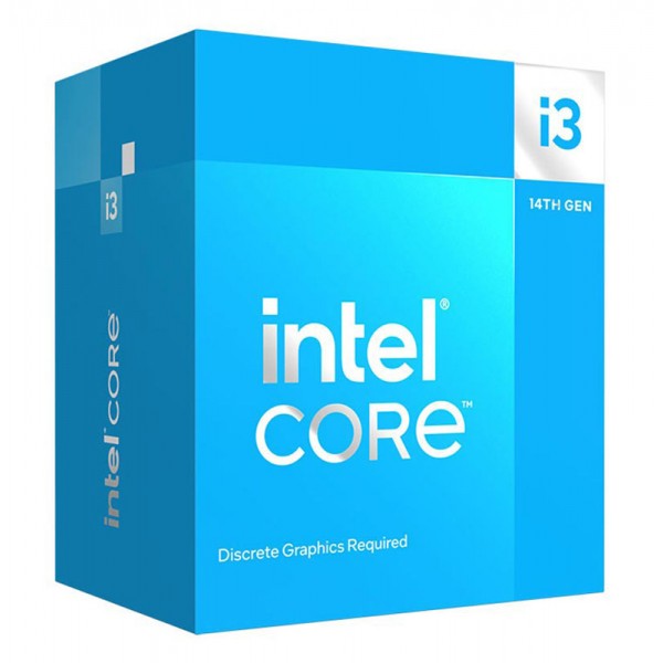 INTEL CPU Core i3-14100F, 4 Cores, 3.50GHz, 12MB Cache, LGA1700 - Επεξεργαστές