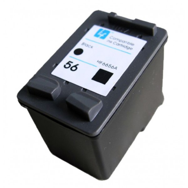 Συμβατό InkJet για HP No 56XL, 22ml, μαύρο - ink HP