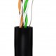 GOOBAY καλώδιο δικτύου 57198, CAT 5e U/UTP, CCA, έως 40m, 100m, μαύρο
