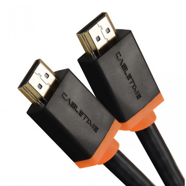 CABLETIME καλώδιο HDMI 2.0 CT-HE2GN, 4K/60Hz, 3m, μαύρο - Εικόνα