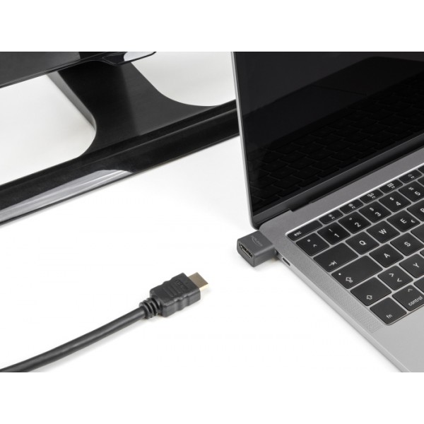 DELOCK αντάπτορας USB-C σε HDMI 64256, 4K/30Hz, μαύρος - DeLock