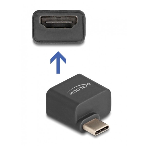 DELOCK αντάπτορας USB-C σε HDMI 64256, 4K/30Hz, μαύρος - DeLock