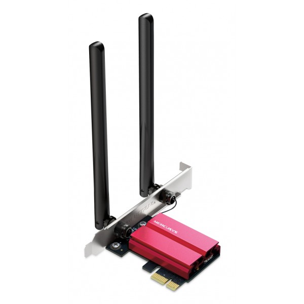 MERCUSYS κάρτα δικτύου MA86XE, AXE5400, Wi-Fi 6E, Bluetooth, PCIe, V.2.0 - Κάρτες Δικτύου - USB Dongles