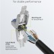 GOOBAY βύσμα RJ45 65939, CAT 6A STP, tool-free, ασημί