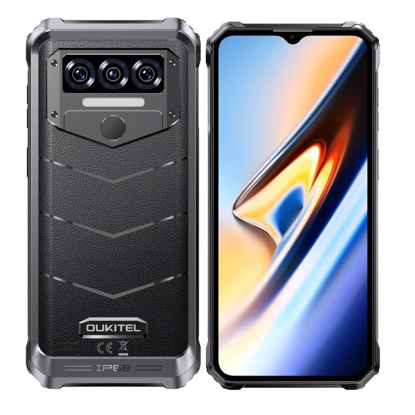 OUKITEL smartphone WP38, 6.52", 6/256GB, IP68/IP69K, 10600mAh, μαύρο - Smartphones