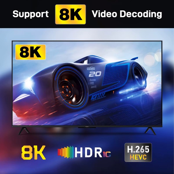 H96 TV Box Μ6, 8K, H618, 4/32GB, WiFi 6, Android 12