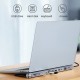 POWERTECH docking station BYL-2003U2, 12 θυρών, βάση laptop, USB-C, γκρι