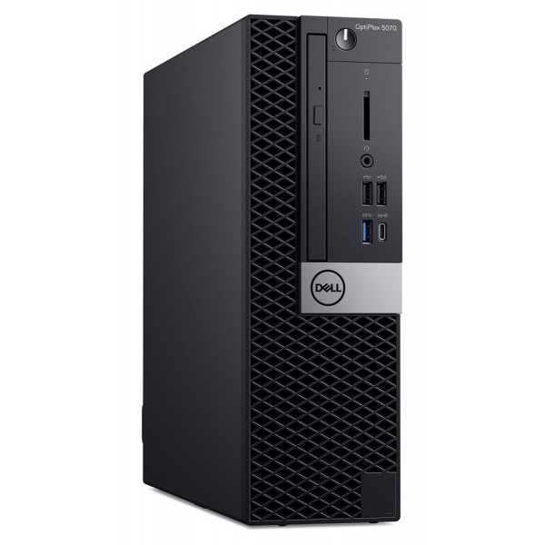 DELL PC OptiPlex 5070 SFF, Factory Refurbished Grade A, i5-9500, 8/256GB SSD, Windows 10 Pro - Refurbished PC