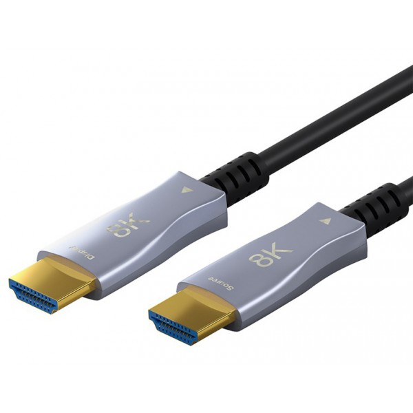 GOOBAY καλώδιο HDMI 2.1 65558 με Ethernet, 8K/60Hz, 48 Gbps, 10m, μαύρο - GOOBAY
