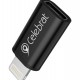CELEBRAT αντάπτορας Lightning σε USB-C CA-03, 2A, 480Mbps, μαύρος