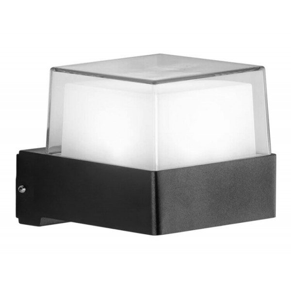 POWERTECH LED φωτιστικό τοίχου HLL-0157, 7W, 4000K, 560lm, IP65, μαύρο - Φωτιστικά τοίχου