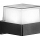 POWERTECH LED φωτιστικό τοίχου HLL-0157, 7W, 4000K, 560lm, IP65, μαύρο
