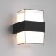 POWERTECH LED φωτιστικό τοίχου HLL-0159, 14W, 4000K, 1190lm, IP65, μαύρο