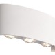 POWERTECH LED φωτιστικό τοίχου HLL-0160, 6W, 4000K, 510lm, IP65, λευκό