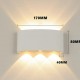 POWERTECH LED φωτιστικό τοίχου HLL-0160, 6W, 4000K, 510lm, IP65, λευκό