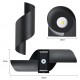 POWERTECH LED φωτιστικό τοίχου HLL-0163, 10W, 4000K, 850lm, IP65, μαύρο
