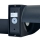 POWERTECH LED φωτιστικό τοίχου HLL-0163, 10W, 4000K, 850lm, IP65, μαύρο