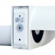 POWERTECH LED φωτιστικό τοίχου HLL-0162, 10W, 4000K, 800lm, IP65, λευκό