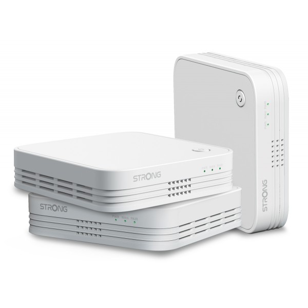 STRONG WiFi Mesh Home Kit ATRIA 1200 V2, 1200Mbps Dual Band, 3τμχ - STRONG