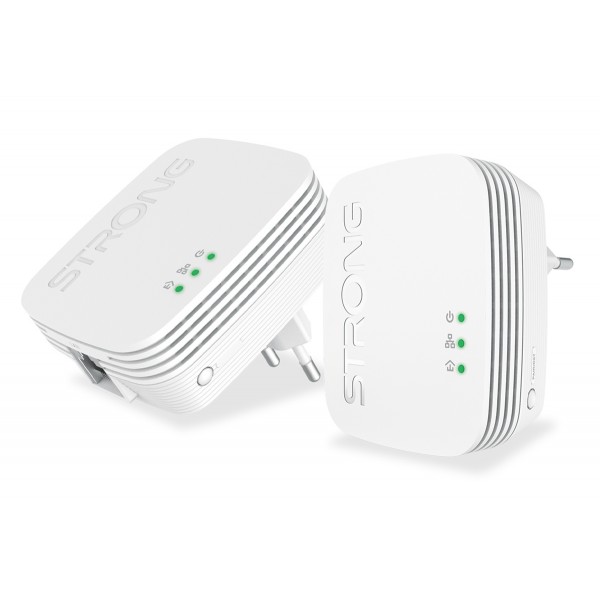 STRONG Powerline Kit POWERL600DUOMINI, 600Mbps, 2τμχ - STRONG