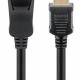 GOOBAY καλώδιο DisplayPort σε HDMI 64835, 4K/30Hz, 1m, μαύρο