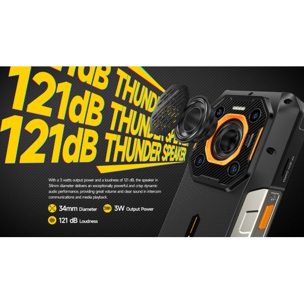 ULEFONE smartphone Armor 26 Ultra Walkie-Talkie, 6.78", 12/512GB, 5G, 15600mAh, IP68/IP69K, μαύρο