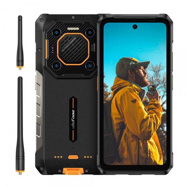 ULEFONE smartphone Armor 26 Ultra Walkie-Talkie, 6.78", 12/512GB, 5G, 15600mAh, IP68/IP69K, μαύρο