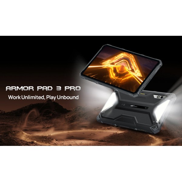 ULEFONE tablet Armor Pad 3 Pro, 10.36", 8/256GB, 33280mAh, 4G, μαύρο - ULEFONE