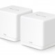MERCUSYS Mesh WiFi 6 System Halo H60X, 1500Mbps Dual Band, 2τμχ, V.1.0