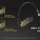 NITECORE επαναφορτιζόμενη μπαταρία τύπου 18650 NL1826R, 2600mAh, USB-C
